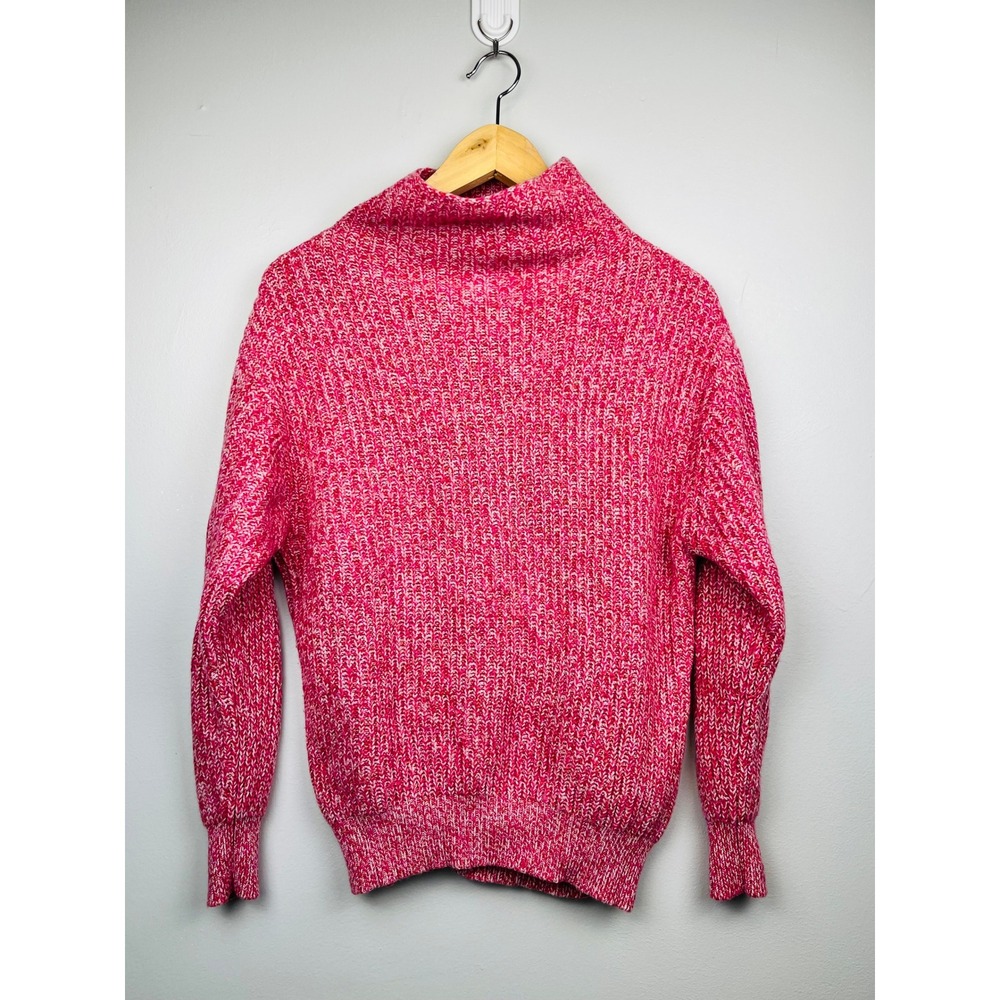 Wilfred Aritzia Pink Marled‎ Chunky Knit Sweater XS Spring Transitional Bloom